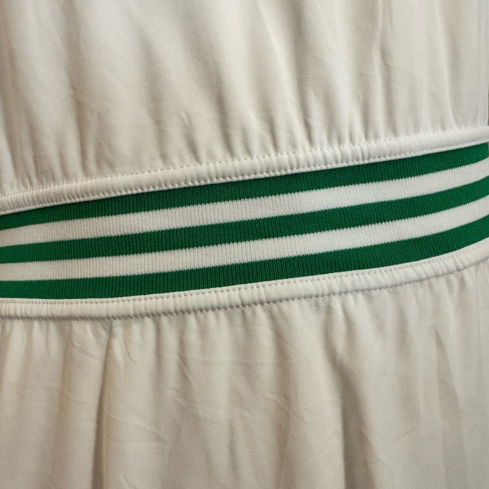 HALARA White Tennis Dress with Green Accents - Picture 3 of 5
